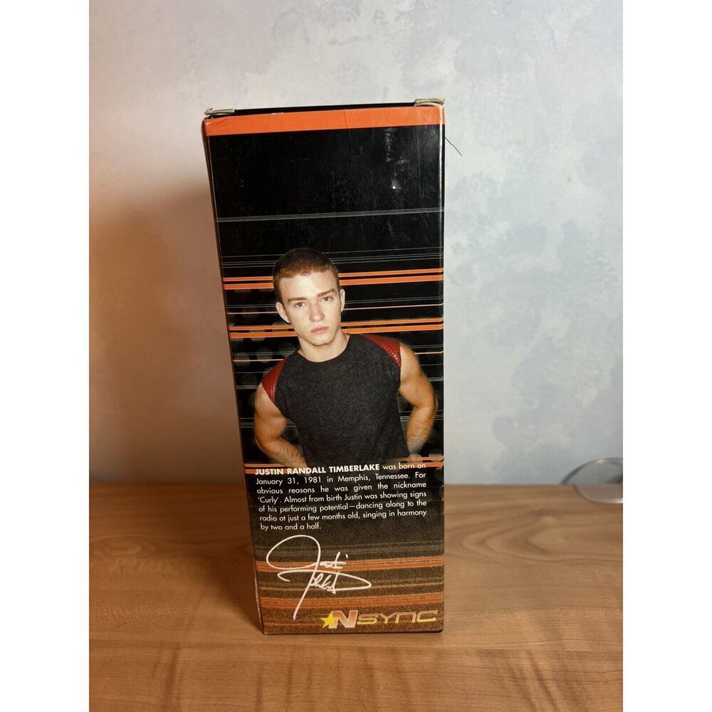 N SYNC Justin Timberlake Bobble Head Collectible Best Buy Exclusive 2001 - Picture 5 of 8